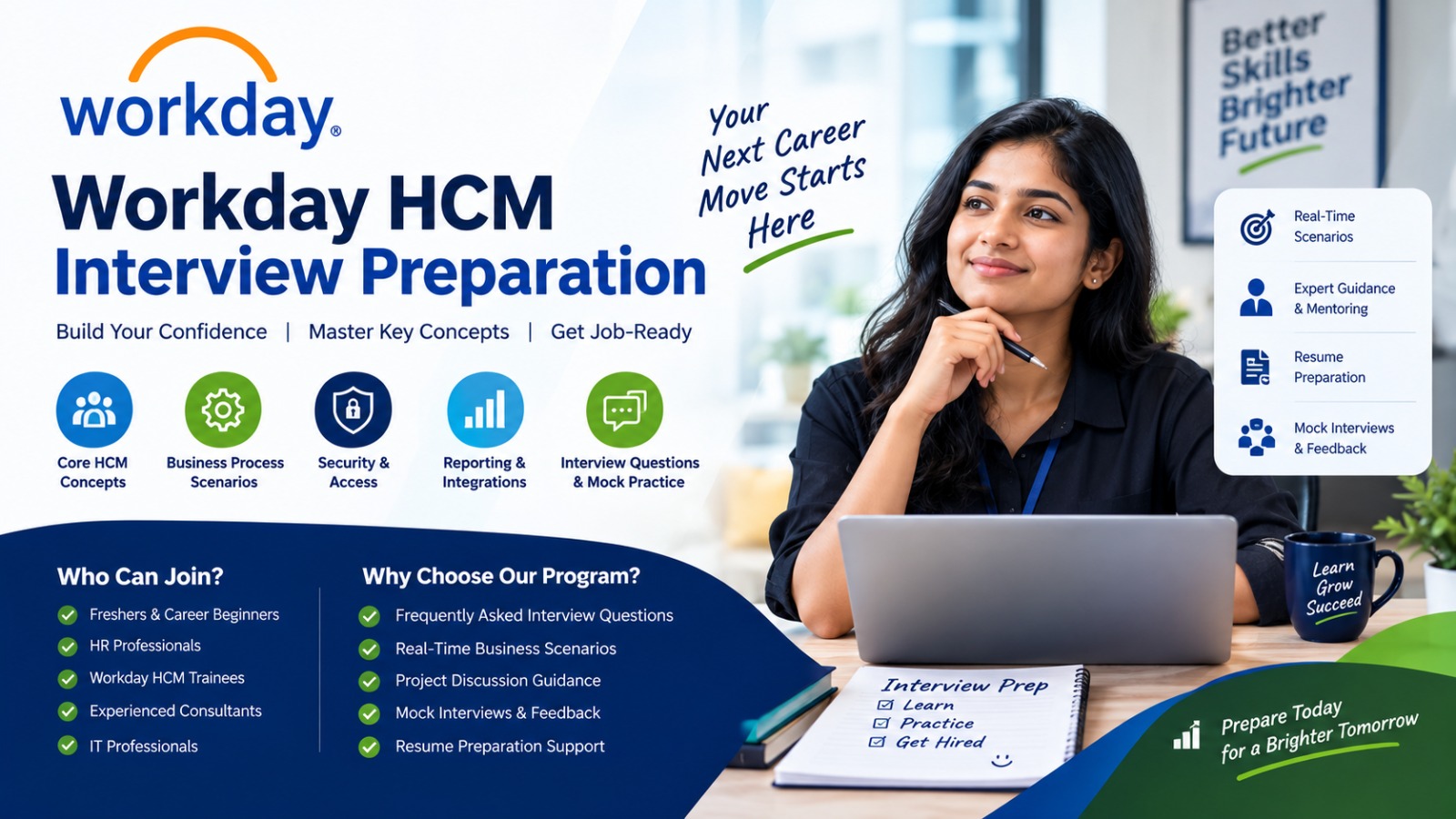 Workday HCM Interview Preparation: Get Interview-Ready with Workday HCM Training and Practical Guidance